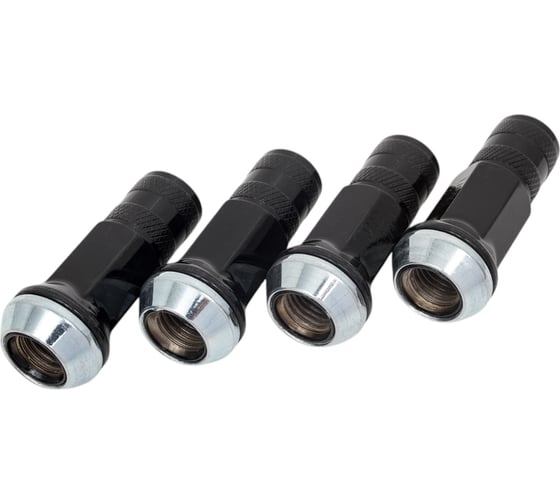 Комплект гаек Racing Nuts Черный, 12x1.5, 4 шт STARLEKS RR304545NSF(Black)