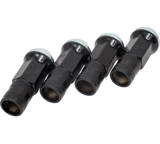 Комплект гаек Racing Nuts Черный, 12x1.5, 4 шт STARLEKS RR304545NSF(Black)