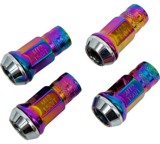 Комплект гаек Racing Nuts Радужный, 12x1.5, 4 шт STARLEKS RR304545NSF/PH 1