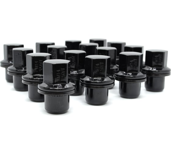 Гайка колесная для Land Rover, Black (черный) STARLEKS Land Rover Black 10 шт