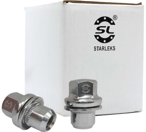 Гайка колесная Chrome (хром) STARLEKS Land Rover 10шт