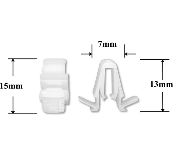 Автокрепеж для Lexus Toyota 10 шт 61Z1602005, 6777158010 КрепАвто 0995 1