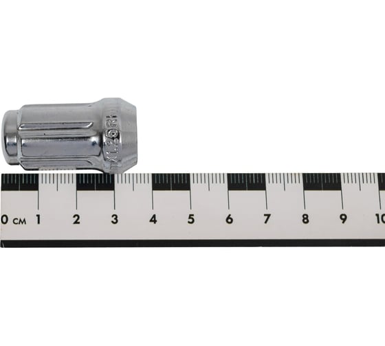 Комплект гаек М12x1.25 Хром 20 шт, ключ 6-шлицевой STARLEKS KK911144SD/Cr