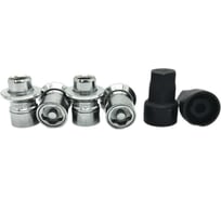 Комплект секретных гаек 4 шт, спец. ключ 2 шт STARLEKS C763848-S10EM-2Key