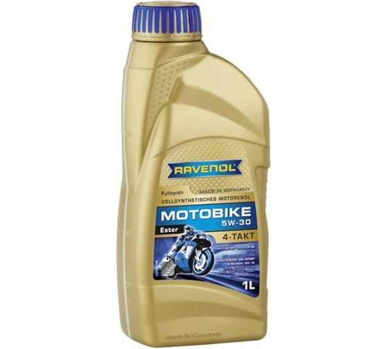 Масло моторное Motobike 4-T Ester new (1 л; 5W-30) RAVENOL 1171101-001-01-999 1