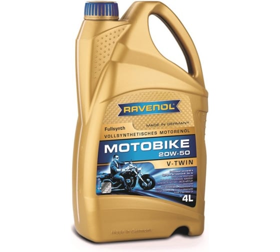 Масло моторное Motobike V-Twin Fullsynth new (4 л; 20W-50) RAVENOL 1171105-004-01-999 1