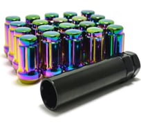 Комплект гаек М12x1.25 Радужный 20 шт, ключ 6-шлицевой STARLEKS KK911144SD/PH