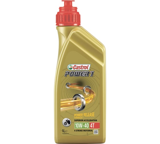 Моторное масло Power1 Racing 4T 10W-40 1 л Castrol 15688B