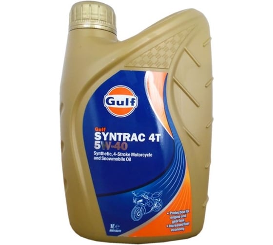 Масло моторное Syntrac 4T (1 л; 5W-40) для 4-тактных двигателей GULF 130807501756 1