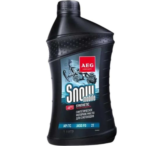 Синтетическое моторное масло для снегоходов SNOWMOBILE 2ТJASO FD 1л AEG Lubricants 33408