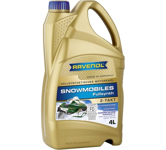 Масло Snowmobiles Fullsynth. 2-Takt new 4 л RAVENOL 1151310-004-01-999 1