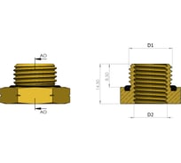 Переходник M22/F16x1.5 ORPASAN ORP 4562