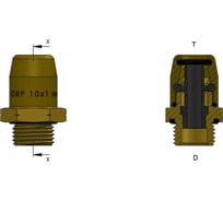 Фитинг прямой M26x1.5-10x1 мм ORPASAN ORP 4160