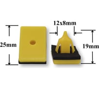 Автокрепеж для Hyundai, Kia, 10 шт 8775927000 КрепАвто 1134