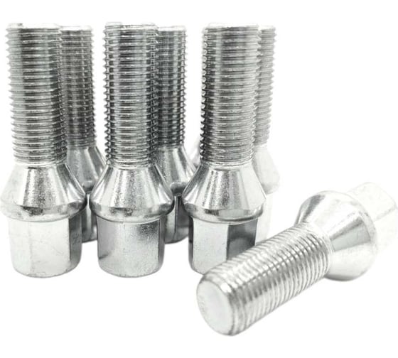 Болт STARLEKS колёсный Цинк, конус М14x1.5 074125(C17D32) 10шт 074125 (C17D32)
