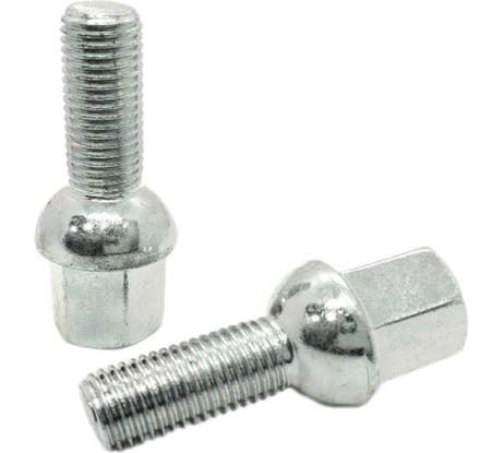 Болт колесный Цинк, сфера М 12x1.5 STARLEKS 10шт 085110 (S17A28)