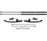 Газовые упоры капота Geely Emgrand 7 II поколение 2023-н.в., 2 шт Rival A.ST.1906.1 1