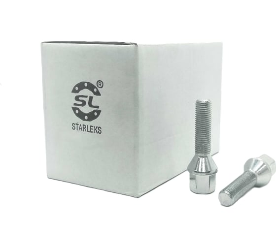 Болт колесный Цинк, конус М12x1.5 10шт STARLEKS 075157 (C17A40)