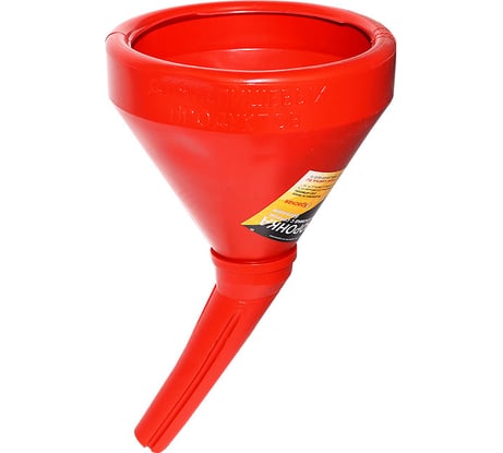 Большая воронка для бензина с сеткой ГЛАВДОР GL-797 красная 5 54861
