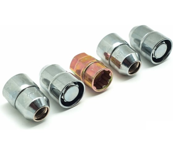 Гайки секретные (4 шт; М12x1.25) СЕРВИС КЛЮЧ 73403