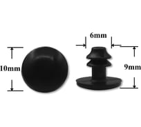 Автокрепеж для Lexus Toyota 10 шт 91567S3M000 КрепАвто 1195