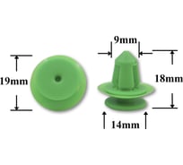 Автокрепеж для BMW, Mercedes 9046709227 Крепавто 1201