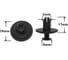 Автокрепеж для Acura Honda 10 шт 90688S0003 , 90688SB0003, 90688 SB0 013 КрепАвто 1209 1