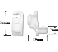 Автокрепеж для Chrysler, Gord, GM 1636632, 20687704 Крепавто 1211