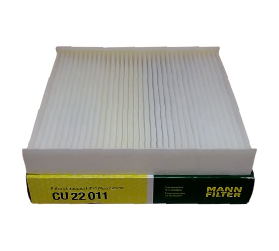 Фильтр салона Лада Vesta,X-Ray,RENAULT Clio IV, Logan II, Sandero II MANN-FILTER CU22011