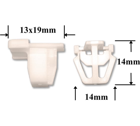 Автокрепеж для Acura Honda 10 шт 75305S0A003 КрепАвто 1217