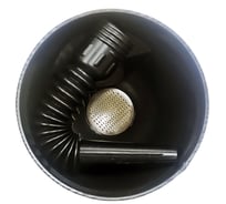 Воронка непроливайка для ГСМ с гибким шлангом 135 мм Alca 725040