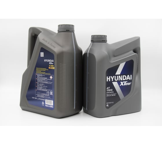 Масло 4-х тактное 4T 5000 10W40, 4 л HYUNDAI XTeer 1041016