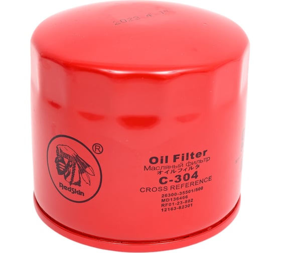 Фильтр масляный 0324-23-802, MD017440, 26300-35500 REDSKIN C-304 1