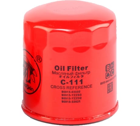 Фильтр масляный Toyota 90915-03002 REDSKIN C-111
