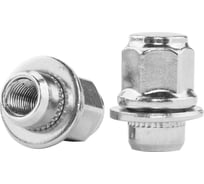 Гайка NORM M12x1.50, H=37.5 мм, ключ 21 мм, закрытая, хром, 20 шт. 723845 Cr