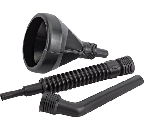 Воронка с гибким и угловым наконечником VOREL 135 мм 83002