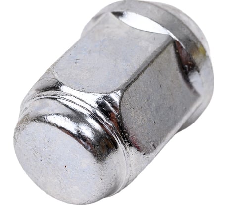 Гайка NORM M12x1.25, H=35 мм, ключ 21 мм, закрытая, хром, 20 шт. 901444 Cr