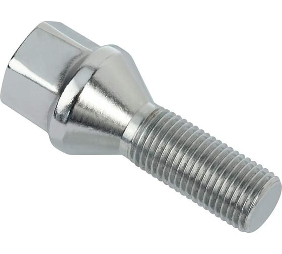 Болт NORM M12x1.50, H=28 мм, ключ 17 мм, хром, 20 шт. 175110 1