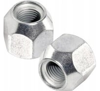 Гайка NORM M12x1.50, H=17 мм, ключ 19 мм, открытая, хром, 20 шт. 600045 Cr