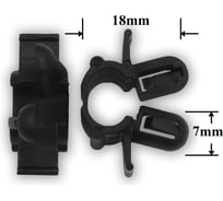 Автокрепеж для различных марок 91560slij01 (91560-sli-j01), 91560sljj01 (91560-slj-j01) Крепавто 1404