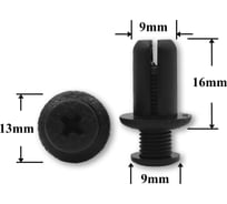 Автокрепеж для Mazda 10 шт G14S50EA1 КрепАвто 1446