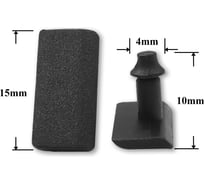 Автокрепеж для Acura Honda 10 шт 91590SV4003 КрепАвто 1475