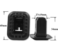 Автокрепеж для VAG 10 шт 4B0886373 КрепАвто 1568