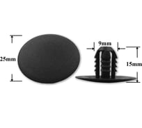 Автокрепеж для Ford 10 шт 6448410, 6678518 КрепАвто 1582