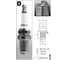 Свеча зажигания SILVER (ВАЗ-2101-2110/2121; карбюратор; ключ 16 мм) BRISK LPG 1334 DR15YS-N 5