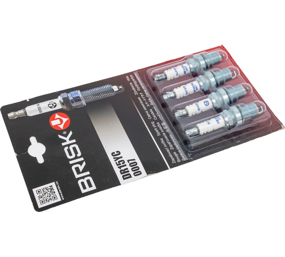 Свеча зажигания SUPER (ВАЗ-2101-2110/2121; карбюратор; ключ 16 мм) BRISK 0007 DR15YC-J