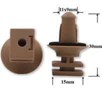 Автокрепеж для BMW 10 шт 51477117532 КрепАвто 1589