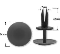 Автокрепеж для различных марок dkp5279l, w701194s300 Крепавто 1595