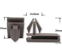 Автокрепеж для Chevrolet GM 10 шт 15221959 КрепАвто 1601