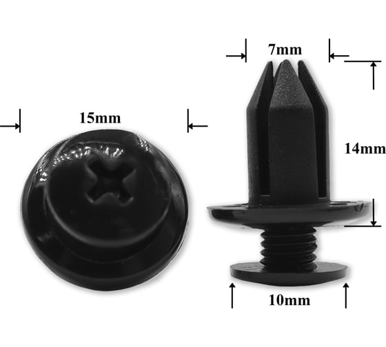 Автокрепеж для Acura, GM, Honda, Mazda 7688201g10 (76882-01g10), 265572u001 (26557-2u001) Крепавто 1620 1